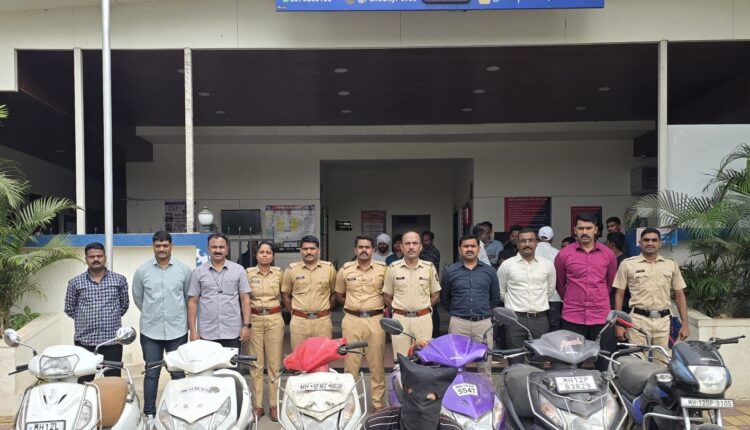 खराडी पोलिसांची धडक कारवाई! वाहनचोरीचे ५ गुन्हे उघड; ४४ वर्षीय आरोपीला अटक